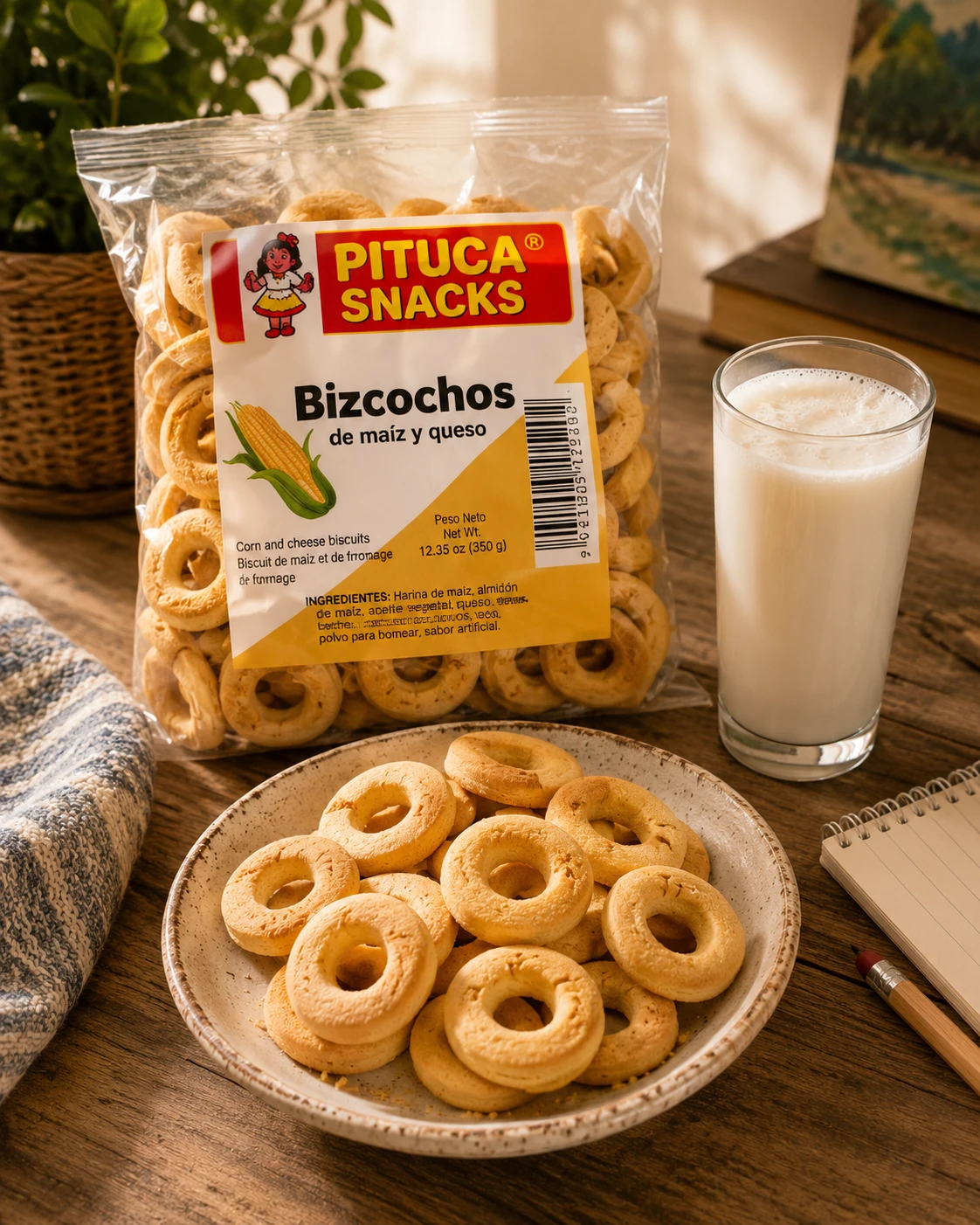 Bizcochos de Maíz y Queso